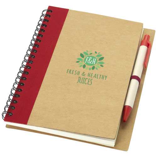 Priestly recycled notebook with pen