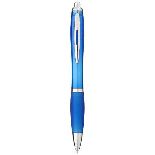 Nash ballpoint pen with coloured barrel and grip (black ink)