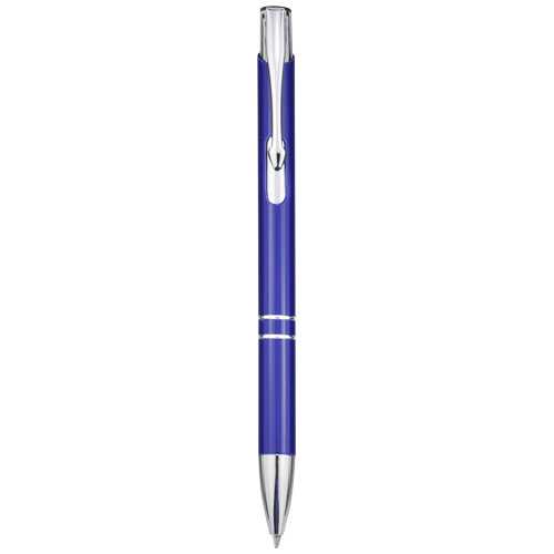 Moneta aluminium click ballpoint pen (blue ink)