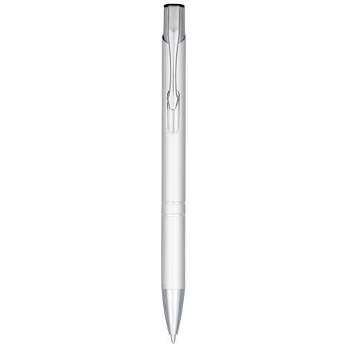 Moneta anodized aluminium click ballpoint pen (blue ink)
