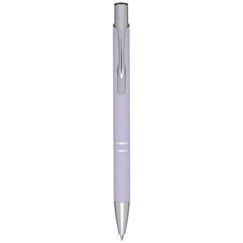 Moneta soft touch ballpoint pen (black ink)