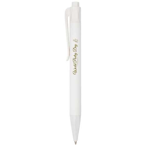 Terra corn plastic ballpoint pen (blue ink)