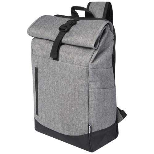 Libra 15.6" GRS recycled roll-up laptop backpack 12L