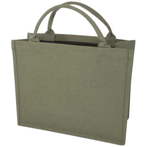 Trace 500 g/m² Aware™ recycled book tote bag