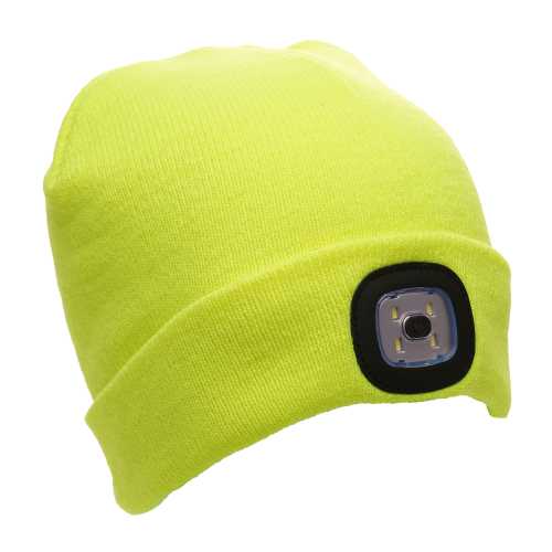 Beanie Hat With Rechargeable Light