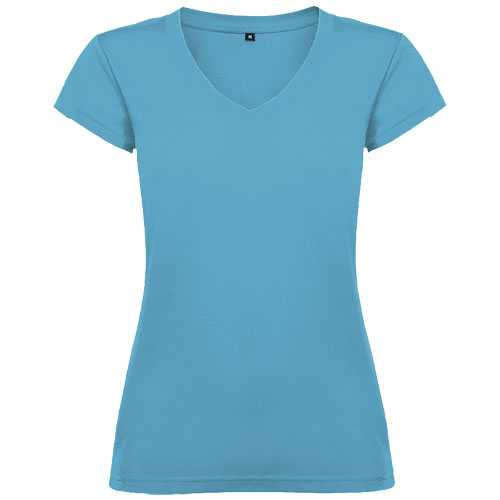 Victoria 155 g/m² short sleeve women's v-neck t-shirt
