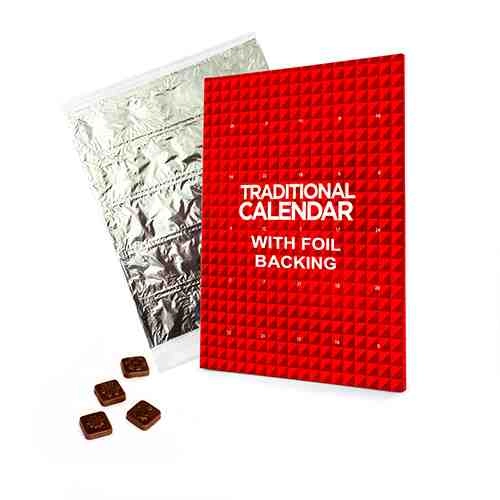 Milk Chocolate Traditional Advent Calendar - Foiled