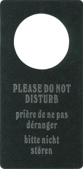 Door Hanger "Do Not Disturb"