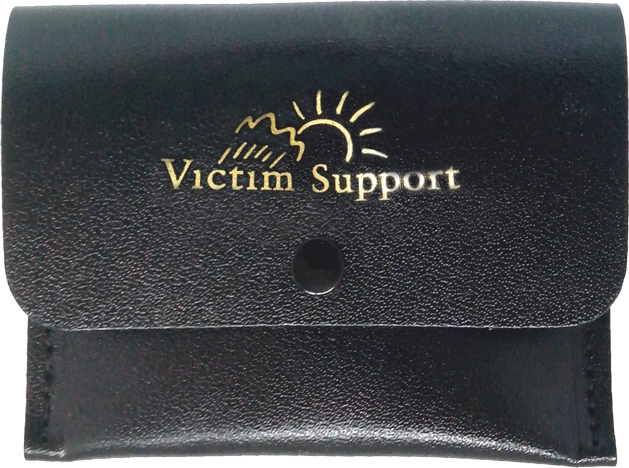 Card Case with Flap and Press Stud