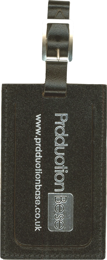 Large Luggage Tag with Security Window, Address Card and Strap