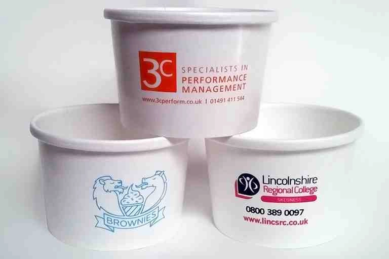 Branded Ice Cream Tubs