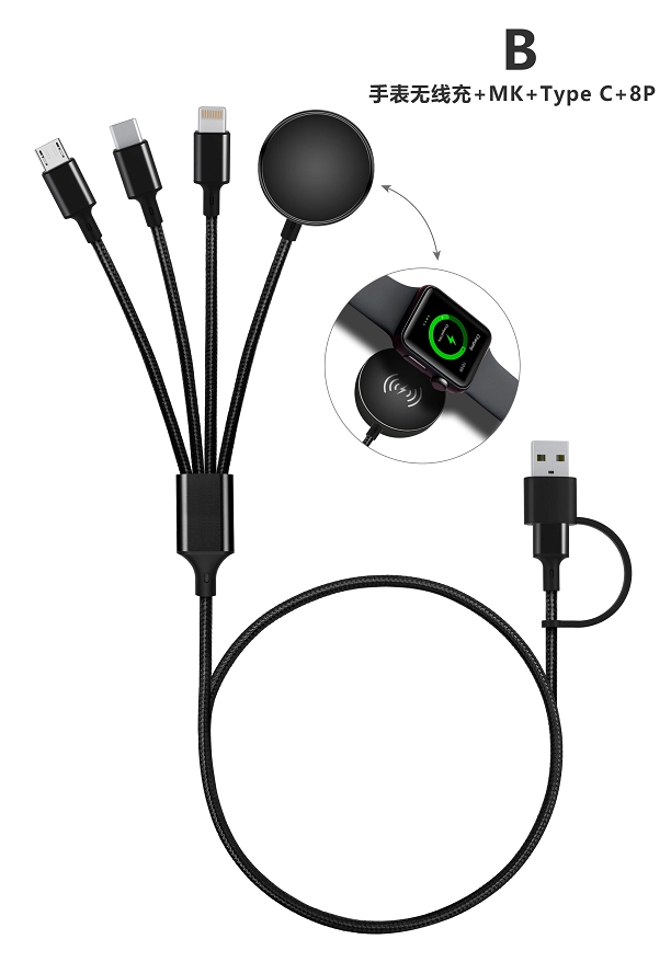 C39 - 4 in 1 cable with iWatch charger