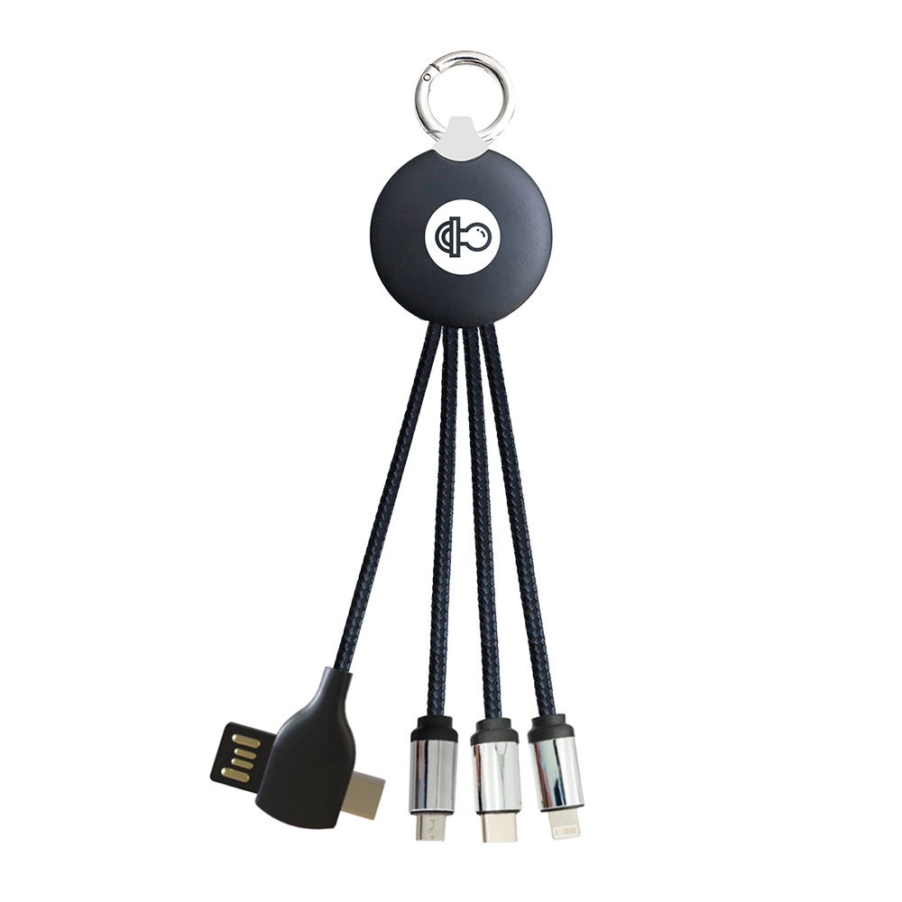 C19 rPET 3 in 1 Multi Cable – UK Stock