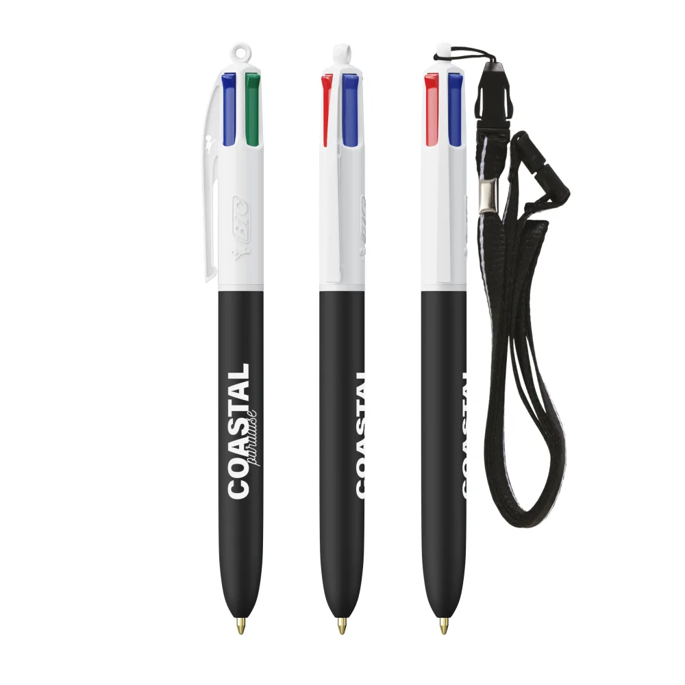 BIC® 4 Colours® Soft with Lanyard