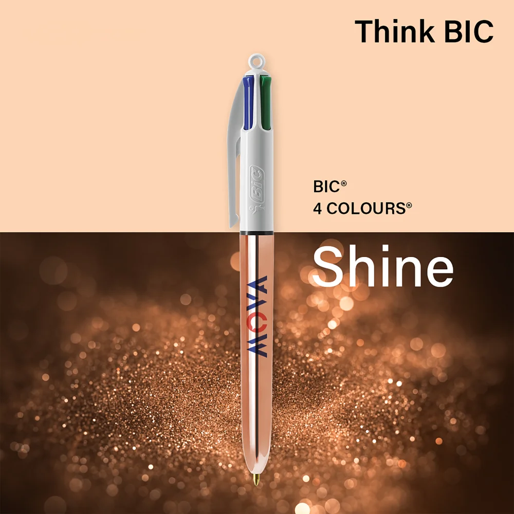 BIC® 4 Colours® Shine ballpen