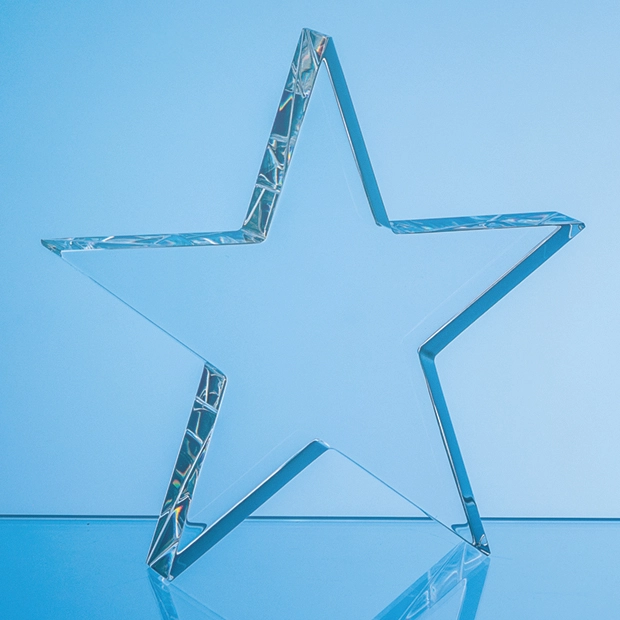 12.5cm Free Standing Optical Crystal Star Award