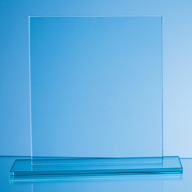 20cm x 17.5cm x 10mm Jade Glass Rectangle Award