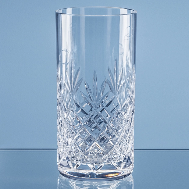 400ml Blenheim Lead Crystal Full Cut High Ball