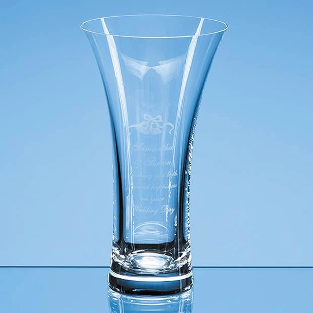 21.5cm Neptune Plain Trumpet Vase