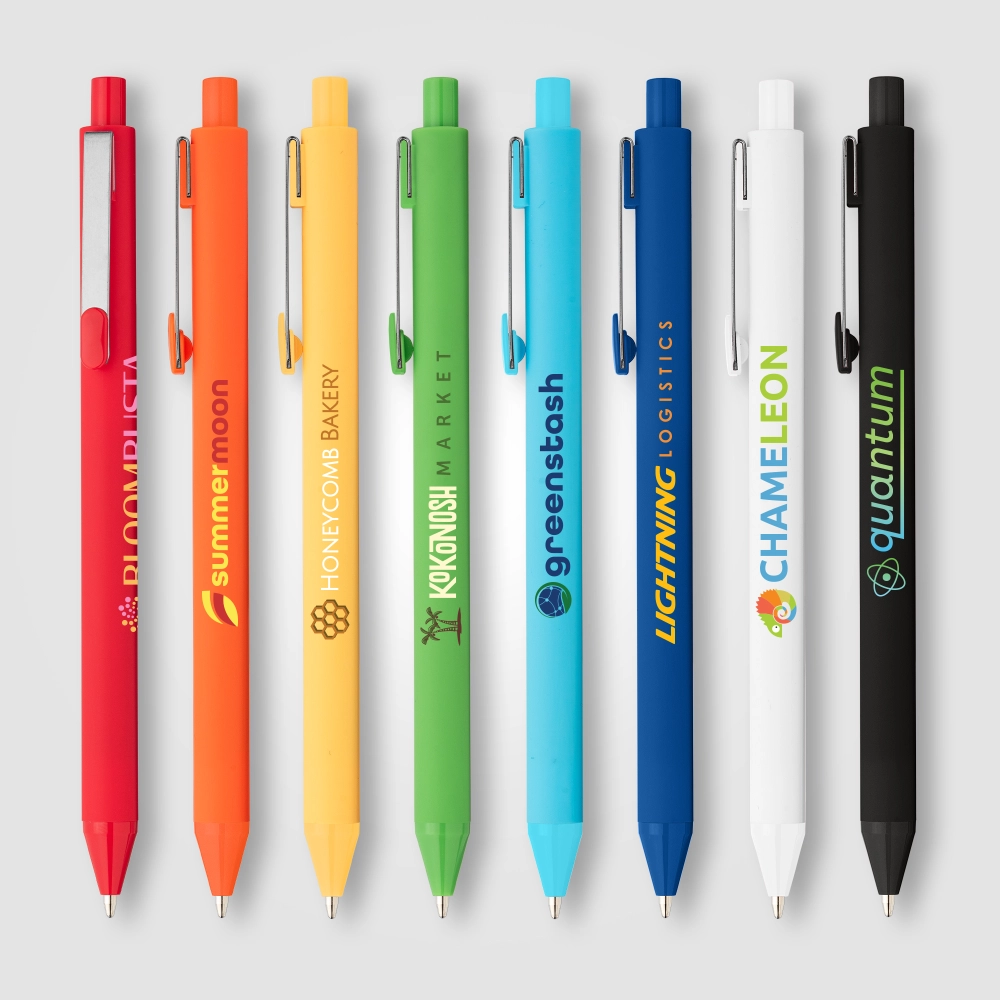 Vela Essentials Recycled Plastic Soft Touch Gel Pen