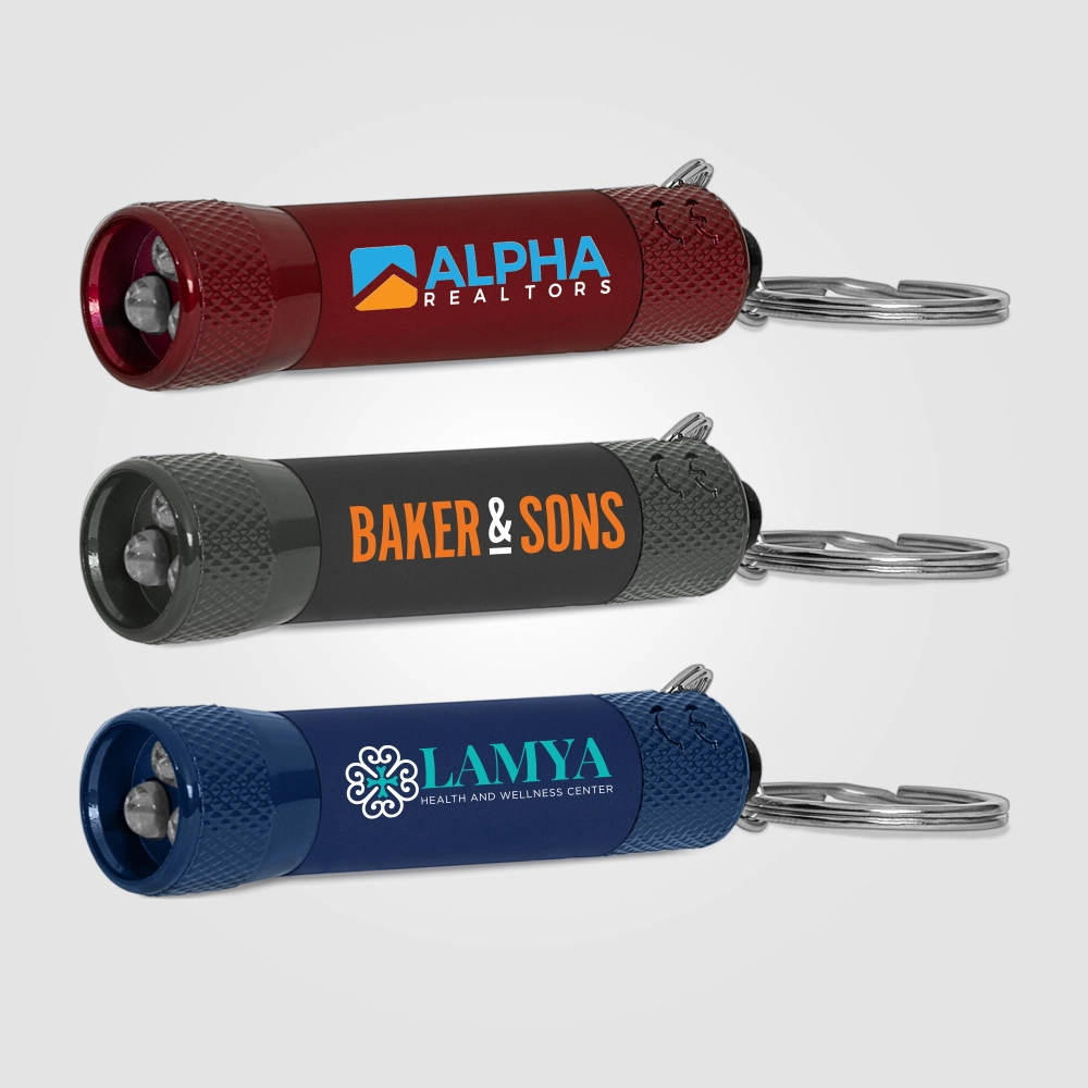 Chroma Softy Monochrome Classic 3 LED Torch Keychain