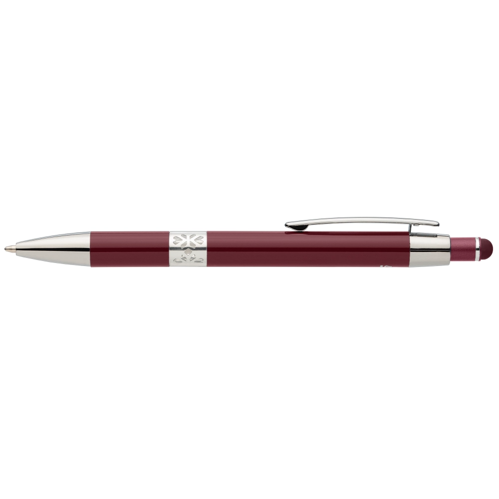 Adorn Recycled Aluminium Chrome Trim Stylus Pen