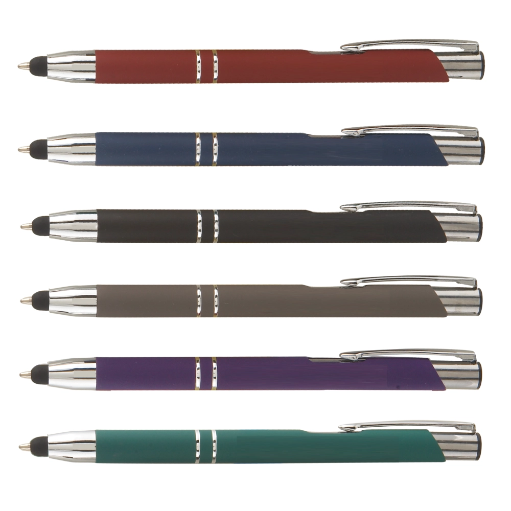 Crosby Metal Pen w/Bottom Stylus