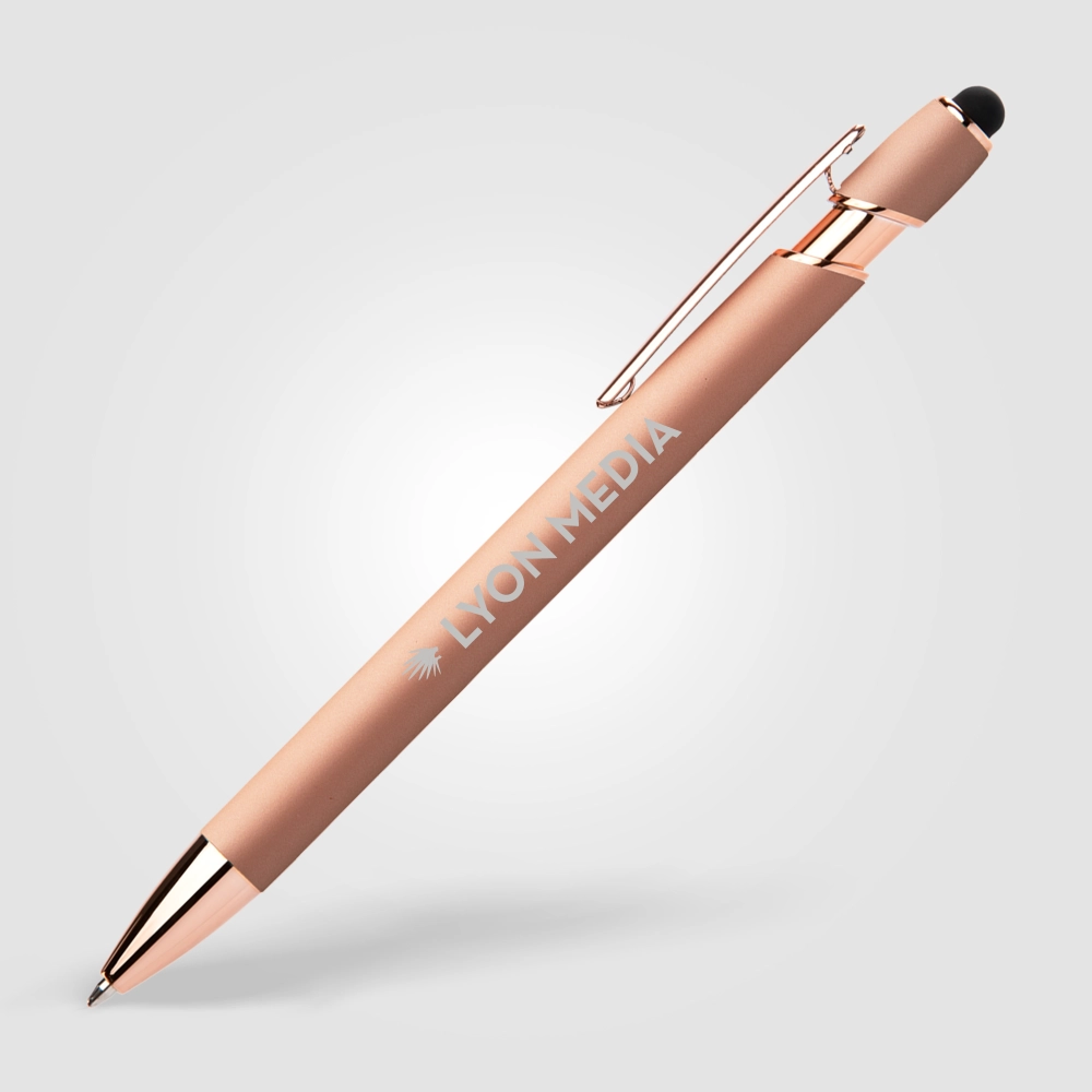 Prince Softy Rose Gold Gel Pen w/ Stylus