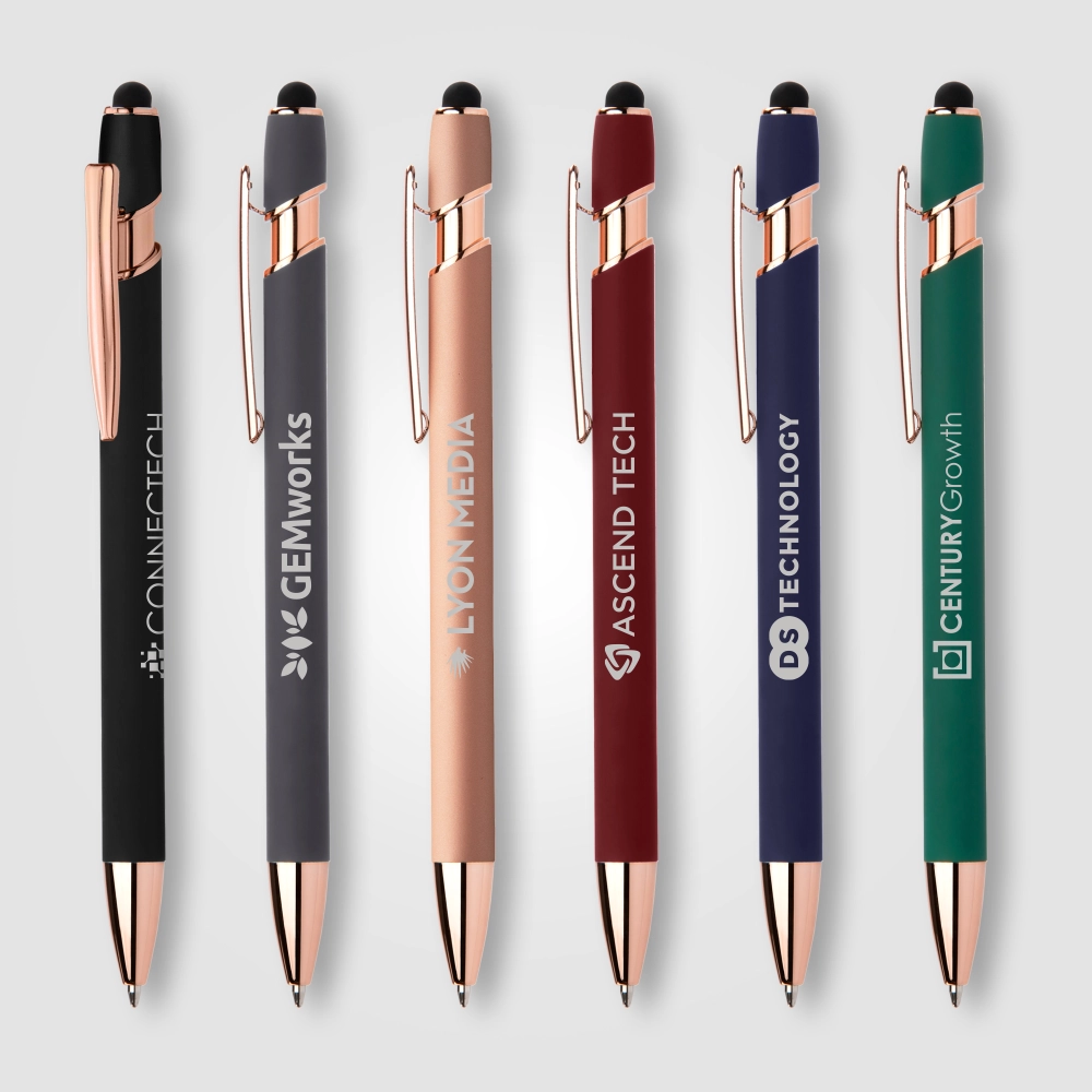 Prince Softy Rose Gold Gel Pen w/ Stylus