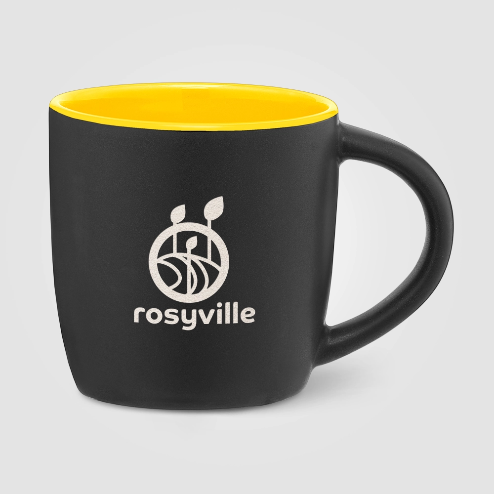 Zanzibar Ceramic ColourPop Black Mug – 355ml