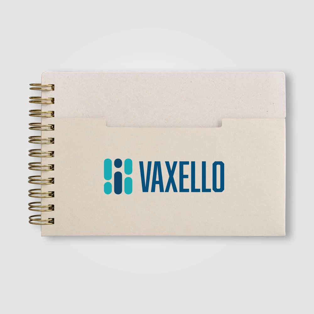 Lino FSC Paper Spiral Binding Horizontal Pocket Notebook - A6
