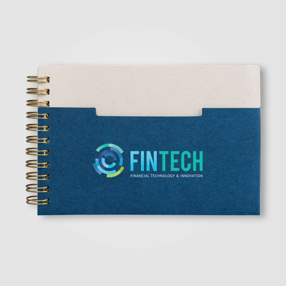 Lino FSC Paper Spiral Binding Horizontal Pocket Notebook - A6