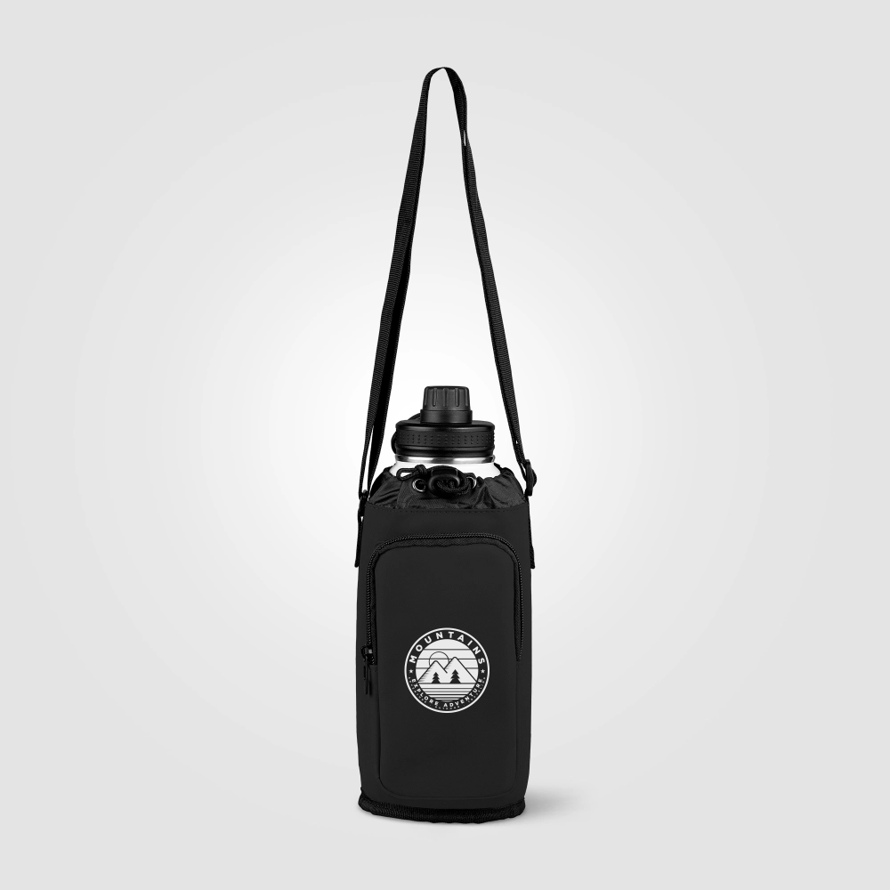 Malmö - Recycled PU Zipper Pocket Bottle Bag - 1.8 L