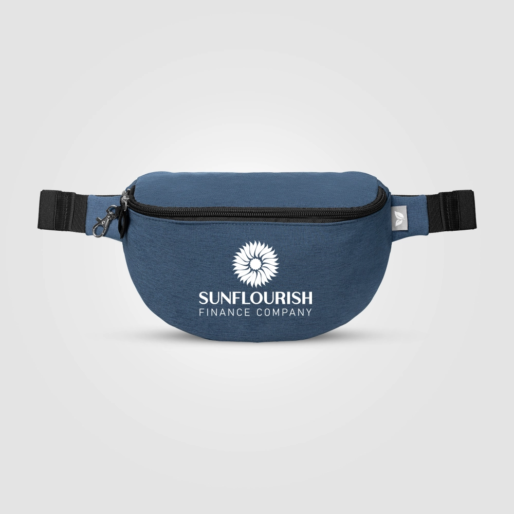 Helsinki rPET Anti-Theft Hook-Zip Waist Bag – 2L