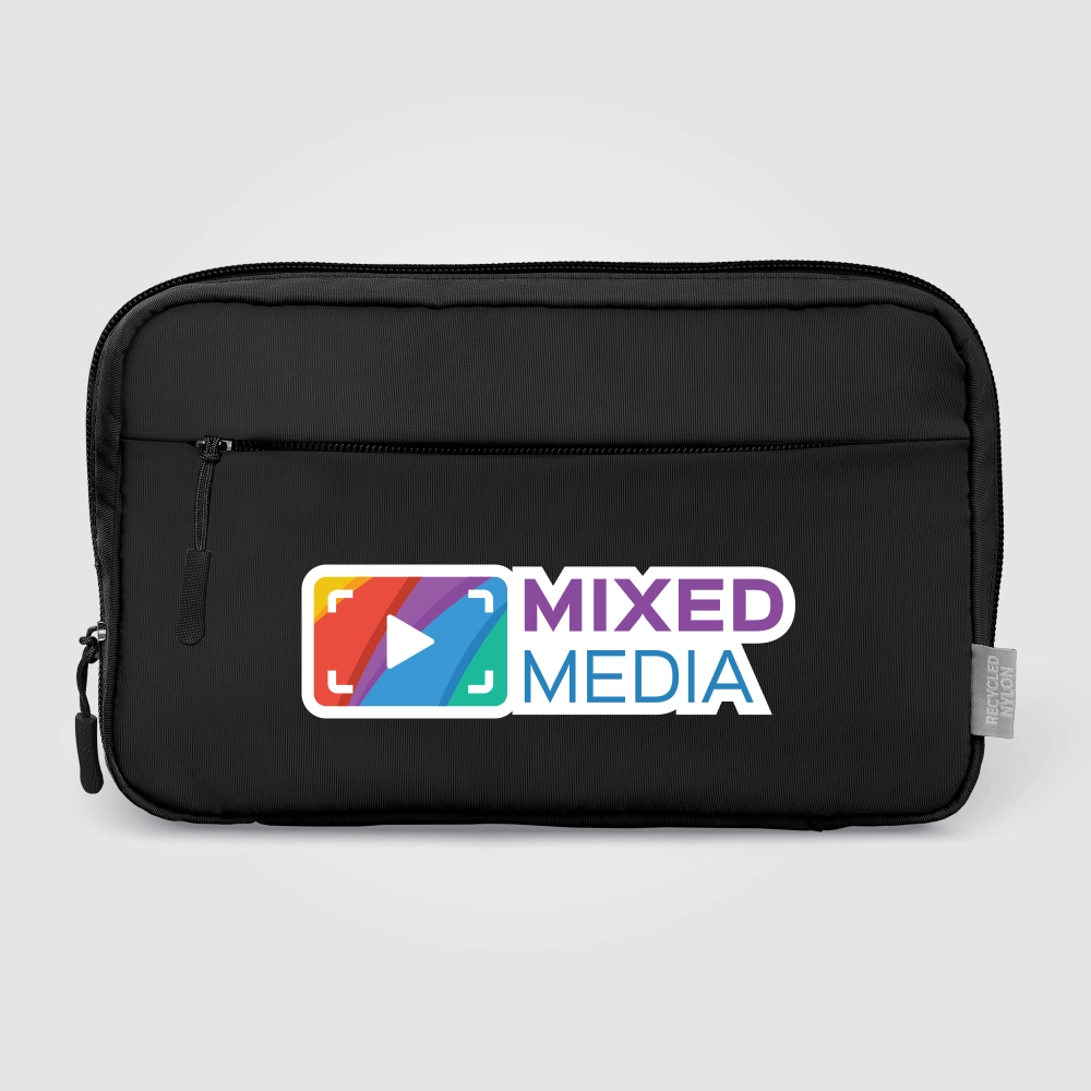 Mercer Recycled Nylon Dual-Pocket Organiser Pouch - 1.5L