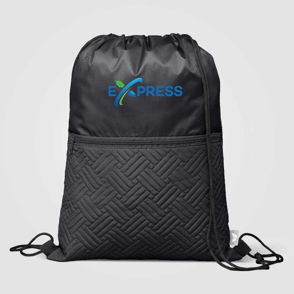 Sora Recycled Quilted Drawstring Bag - 6L