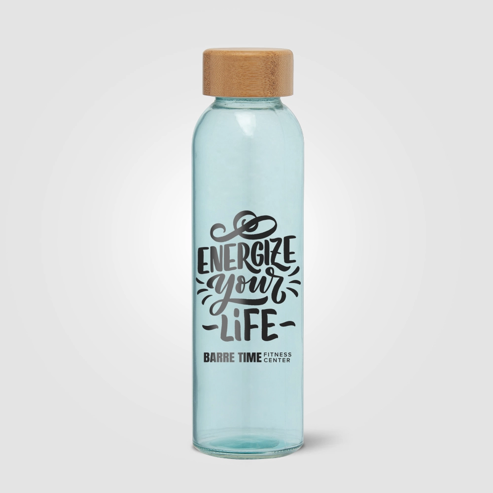 Alpine - 500 ml Glass Bottle with Bamboo Lid