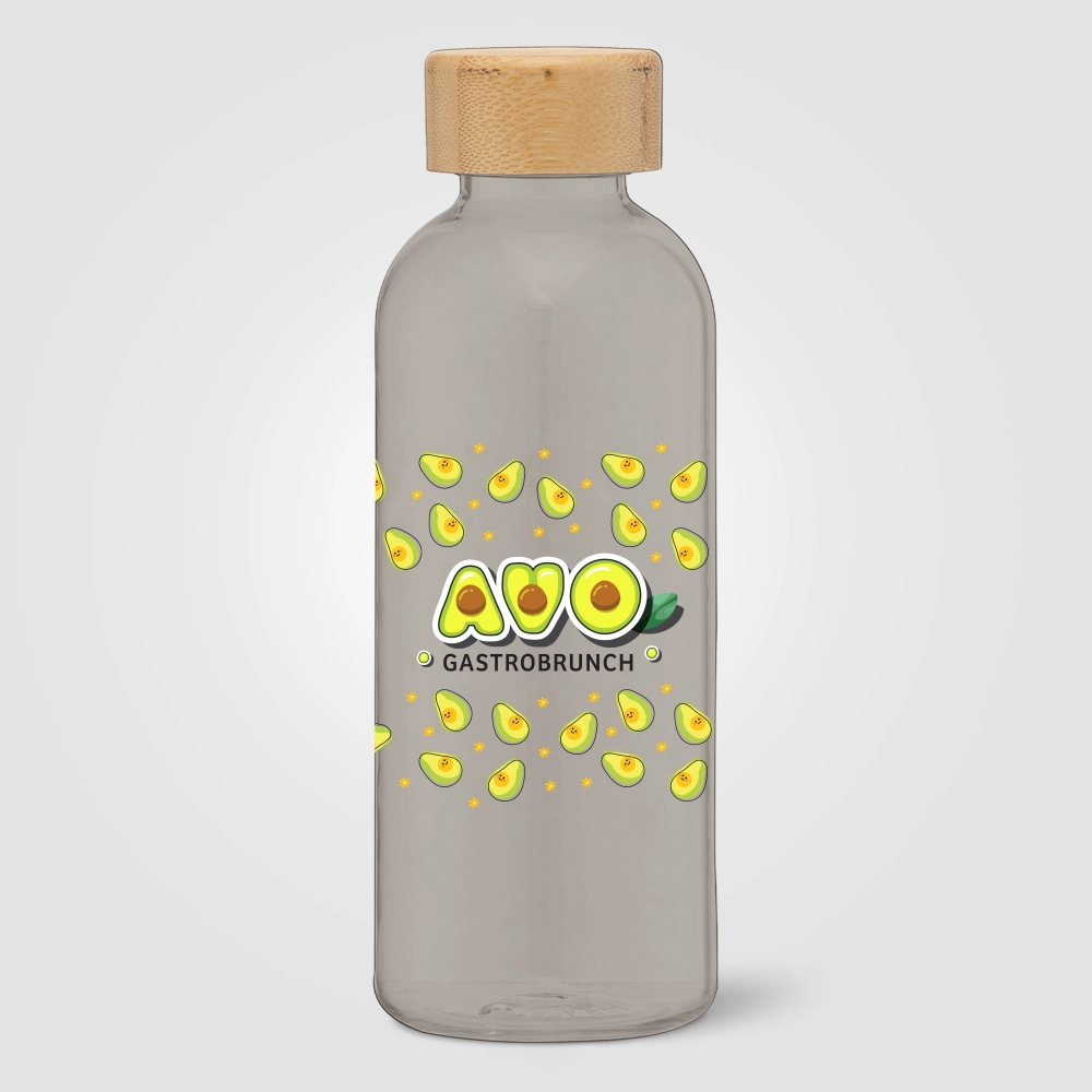 Strom - 650 ml rPET Water Bottle with Bamboo Lid