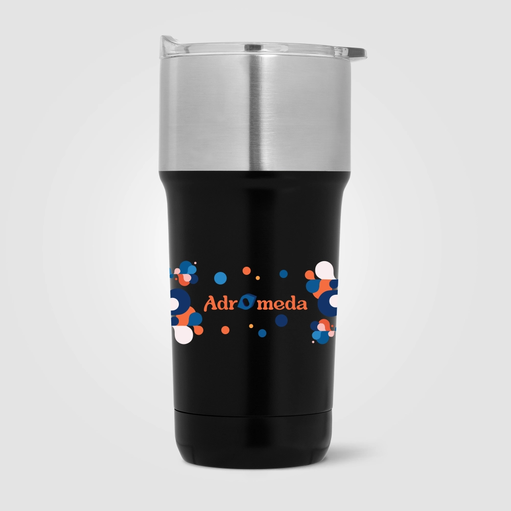 Optimus - 590 ml Double Wall Stainless Tumbler with Ceramic Interior