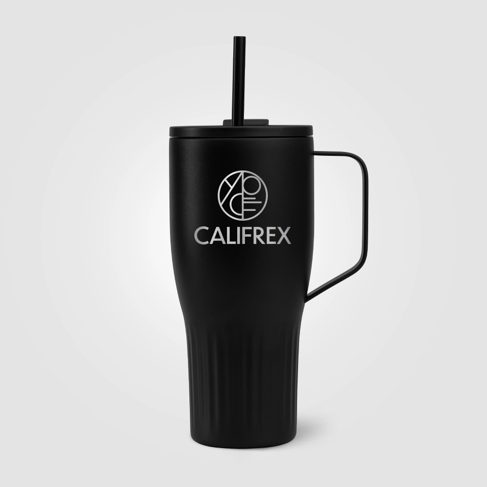 Majesty Recycled Stainless Steel Straw Tumbler - 890 ml