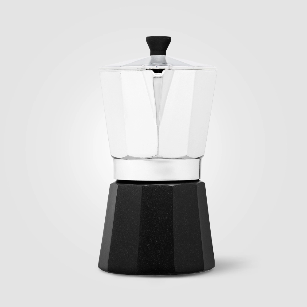 Grosche Milano Aluminium Stovetop Espresso Maker – 6-Cup / 270 ml