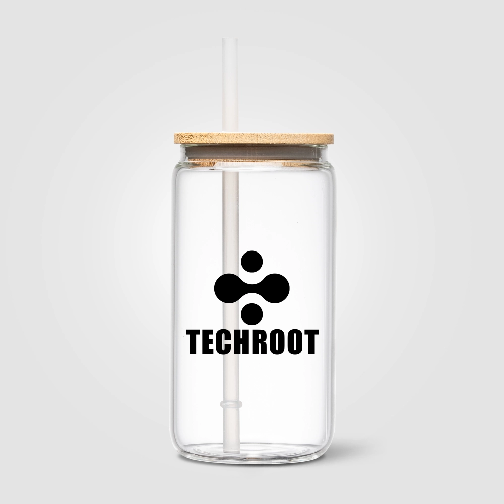 Cádiz Glass Bamboo Lid Tumbler - 500 ml