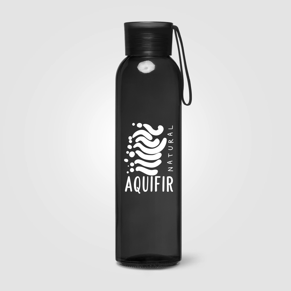 Solstra Essentials Glass Silicone-Strap Bottle – 500ml