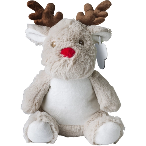 Plush reindeer, suitable for direct digital print 