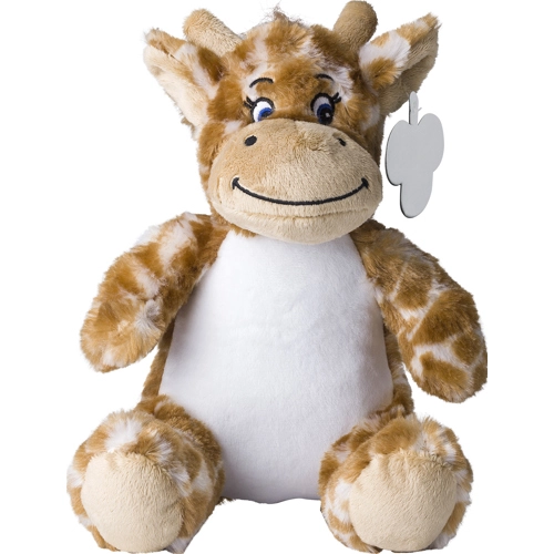 Plush giraffe, suitable for direct digital print 
