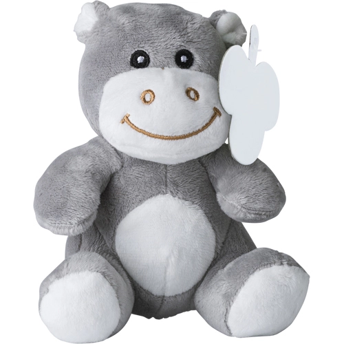 Plush hippo, suitable for direct digital print 