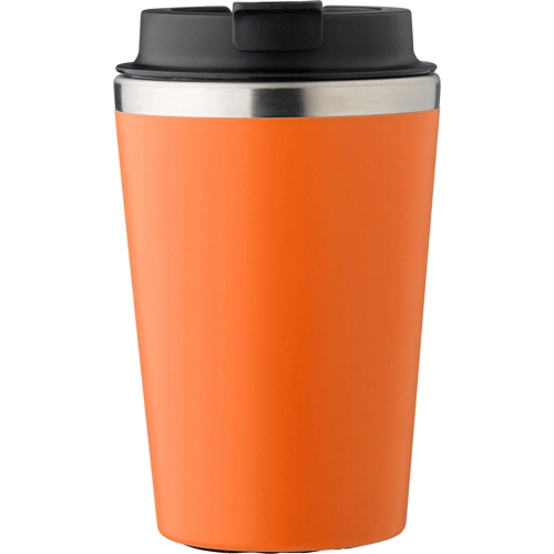 Stainless steel double walled travel mug (350ml)