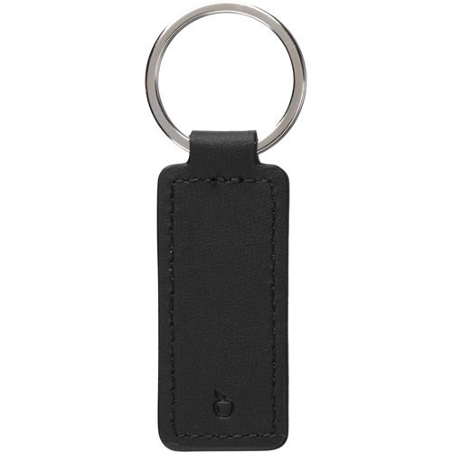 Apple leather keyring
