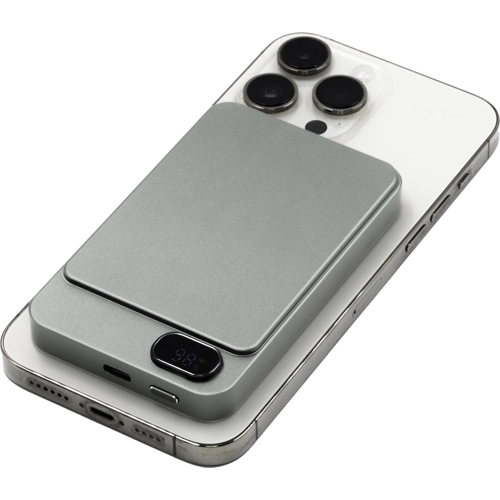 BrandCharger recycled aluminium wireless power bank (5,000 mAh)
