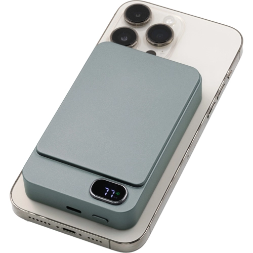 BrandCharger recycled aluminium wireless power bank (10,000 mAh)